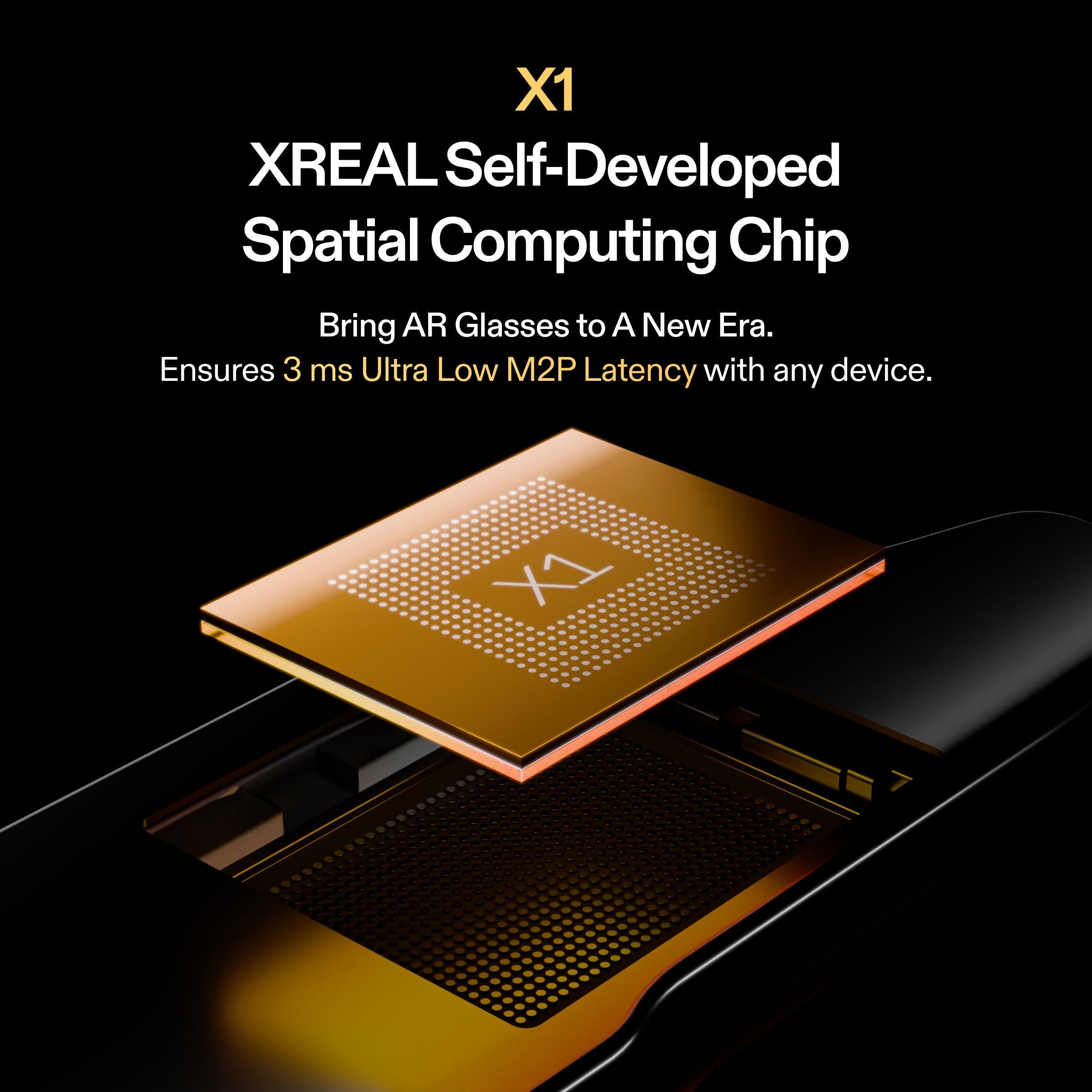 A Photo Of XREAL One - AR Glasses with Self-Developed Chip