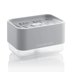 A Photo Of InnovaGoods 2-in-1 Soap Dispenser for the Kitchen Sink Pushoap - V0103313