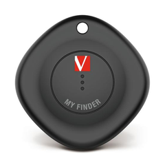 A Photo Of Verbatim My Finder Bluetooth Tracker 3 Pack – Black, White, Purple