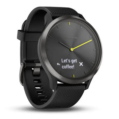 A Photo Of Garmin vívomove HR - Black with Slate Hardware (Large)