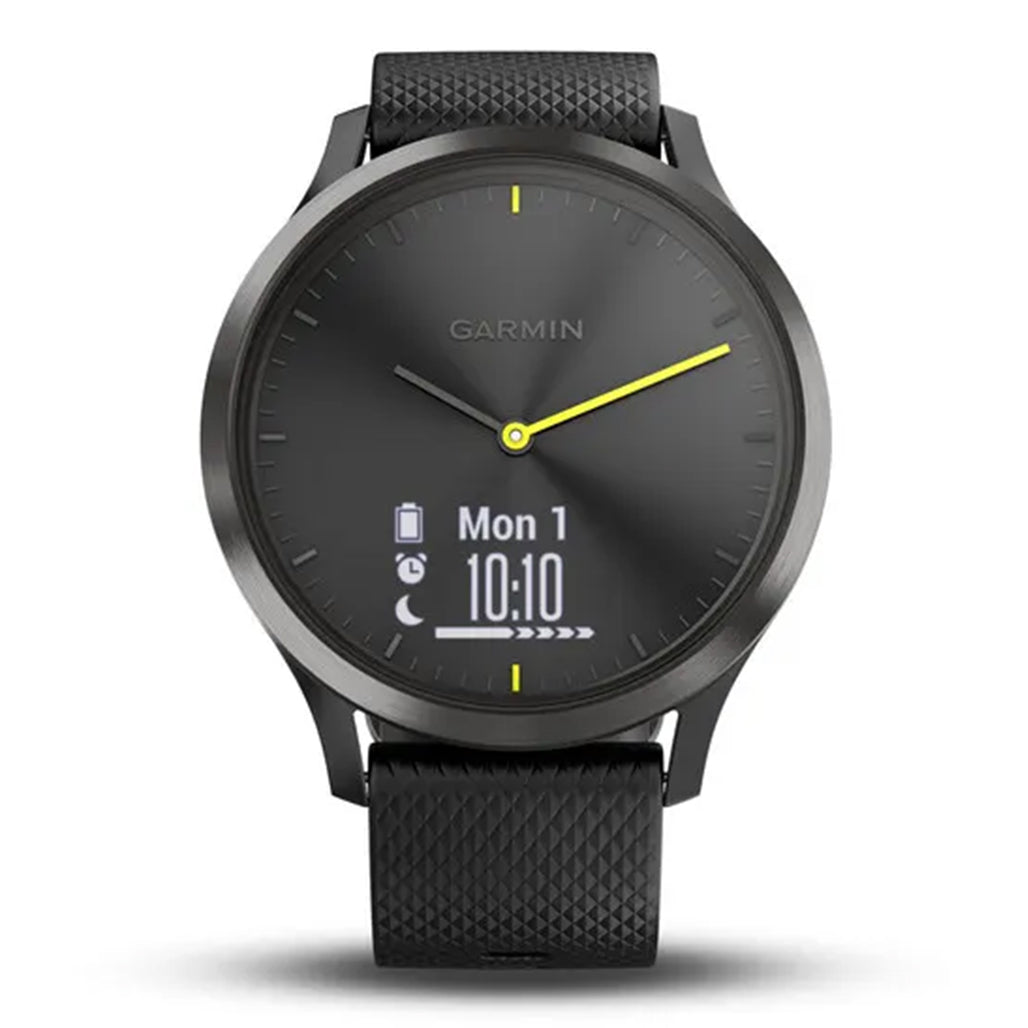 A Photo Of Garmin vívomove HR - Black with Slate Hardware (Large)