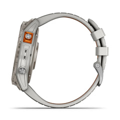 A Photo Of Garmin Fēnix® 7X Pro Sapphire Solar Edition - Carbon Gray DLC Titanium with Black Band