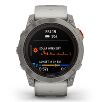 Garmin Fēnix® 7X Pro Sapphire Solar Edition - Carbon Gray DLC Titanium with Black Band