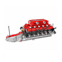 Mould King Motorized Italian Supercar V12 Engine Building Toy Set - 3472 Pieces - 10169