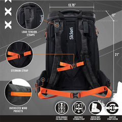 A Photo Of Sklon Ski Boot Bag 55-65L Waterproof Backpack