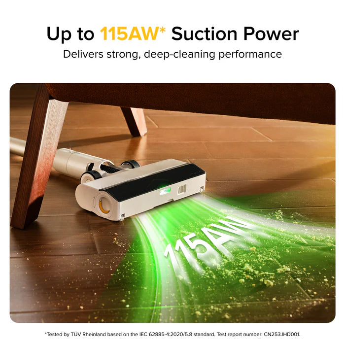 A Photo Of Roborock H60 - Cordless Stick Vacuum Cleaner with 115AW Suction