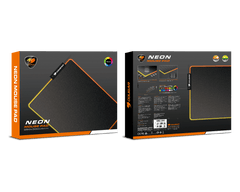 A Photo Of Cougar Neon RGB Gaming Mouse Pad – Enhanced Grip with Customizable Lighting Effects