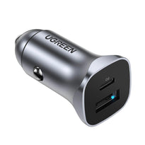 Ugreen 40858 30W USB C Car Charger Dual Port PD3.0 QC3.0 Fast Charging