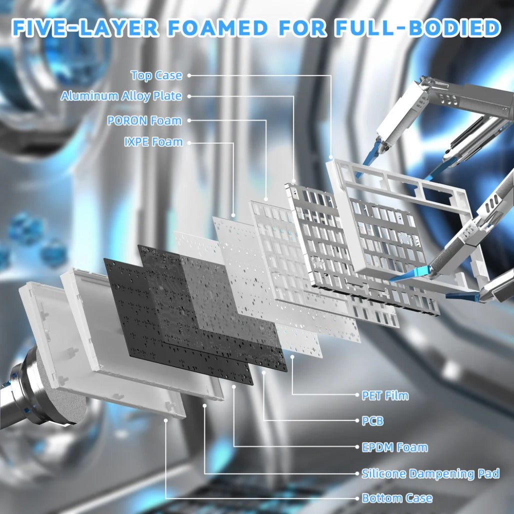 A Photo Of Attack Shark R82 HE - 75% Wired Magnetic Gaming Keyboard