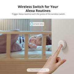 A Photo Of Sonoff ZigBee Wireless Switch - SNZB-01P