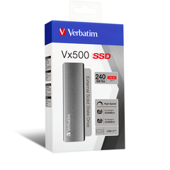 A Photo Of Verbatim Vx500 External SSD - 500 MB/s USB 3.2 Gen 2 Storage