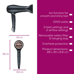 A Photo Of Beurer HC 50 Hair dryer