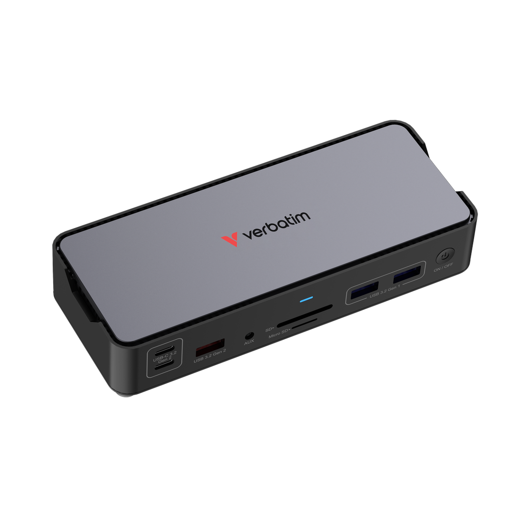 A Photo Of Verbatim USB-C Pro Docking Station with 15 Ports