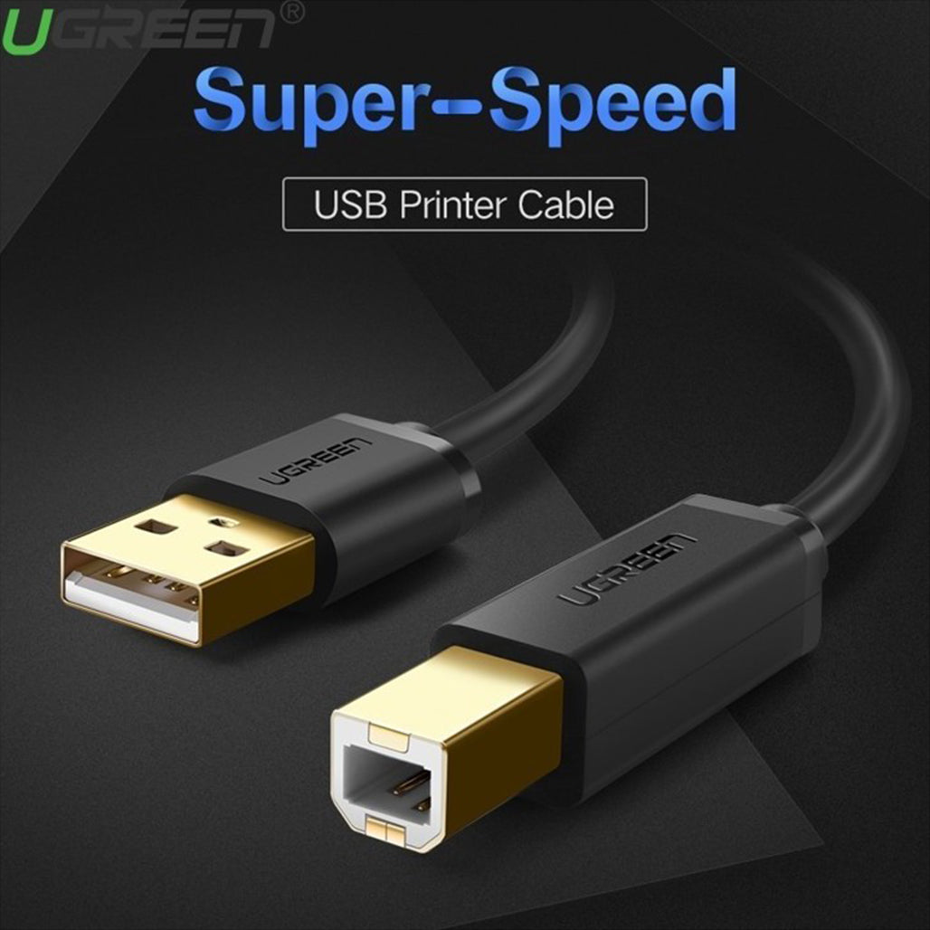 A Photo Of UGREEN High-Speed USB Printer Cable – USB-A to USB-B 2.0, 1.5M/5M – Reliable Data Transfer