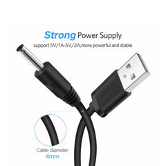 A Photo Of UGREEN USB 2.0 to DC 3.5mm Charging Cable 1M