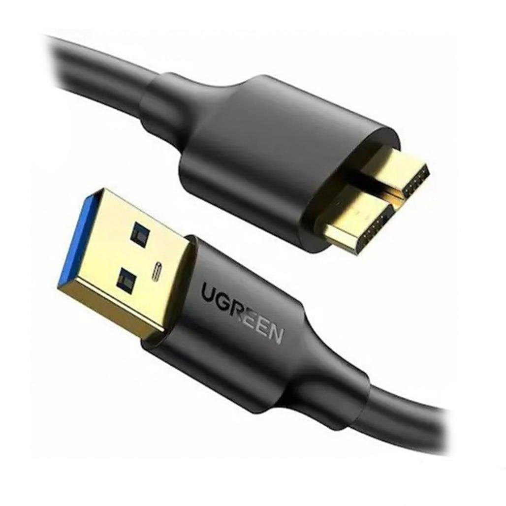 A Photo Of UGREEN USB 3.0 to Micro USB 3.0 Hard Drive Data Cable – 0.5M, High-Speed 5Gbps Transfer, Durable & Shielded
