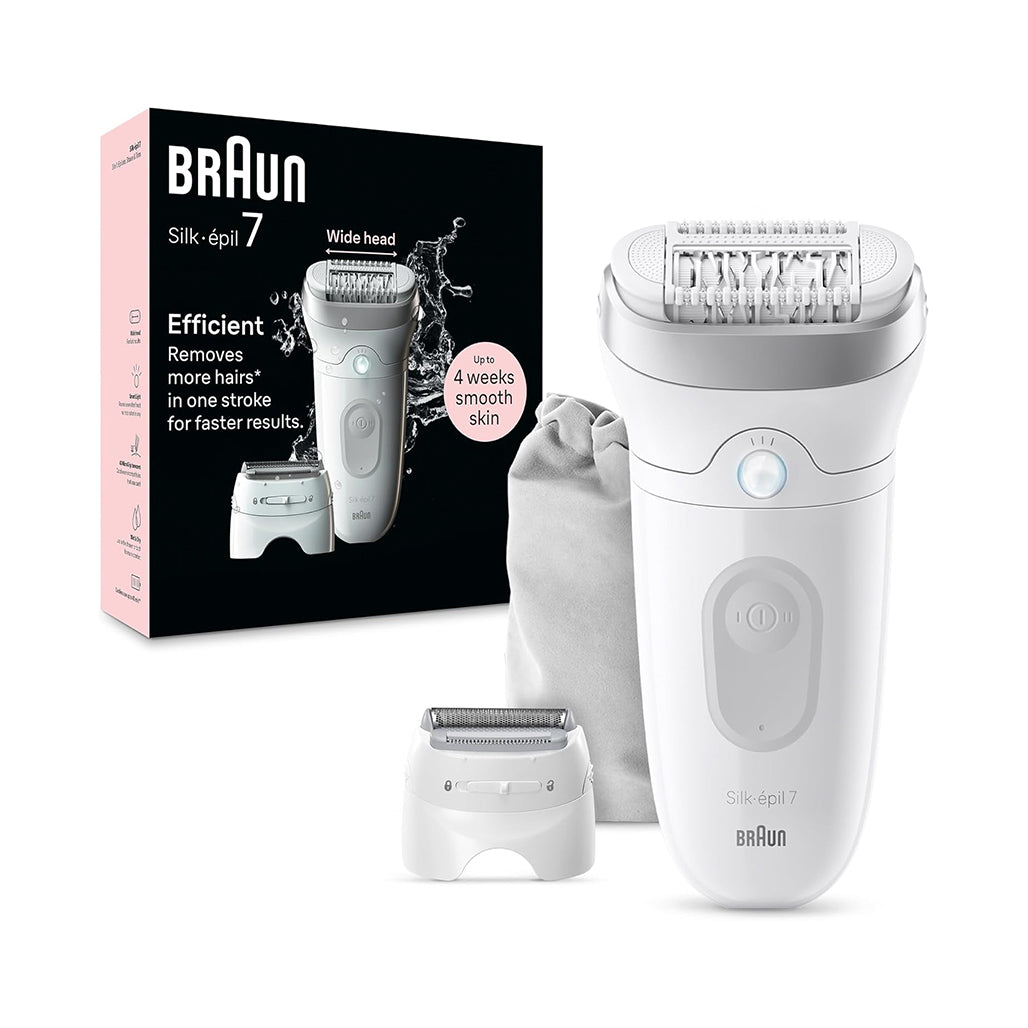 A Photo Of Braun Silk-épil 7 SE 7-041 - Wet & Dry Epilator with Shaver & Trimmer Head