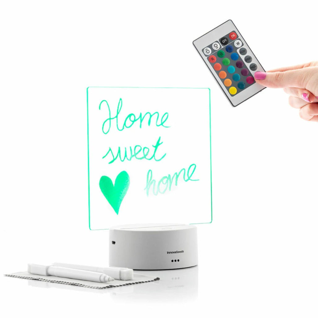 A Photo Of InnovaGoods LED Note and Message Board Lemo - V0103772