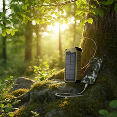 A Photo Of Powerology Solara Solar Power Bank - Khaki