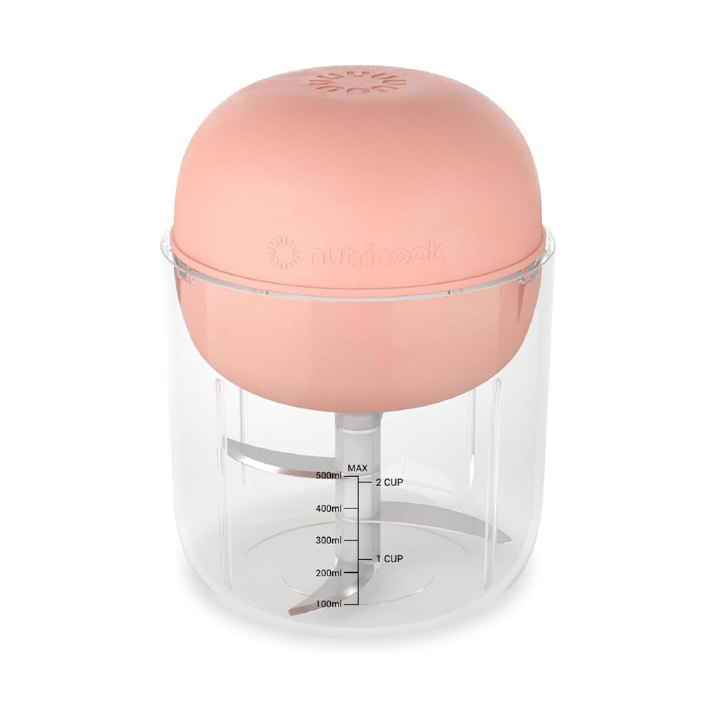 A Photo Of Nutricook Rechargeable Cordless Food Chopper with Quad Stainless Steel Blades
