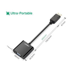 A Photo Of UGREEN DisplayPort to VGA Adapter – High-Definition Connectivity for Seamless Display Compatibility