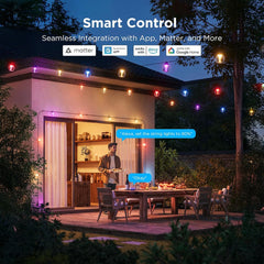 A Photo Of Govee Outdoor Clear Bulb String Lights - H7025