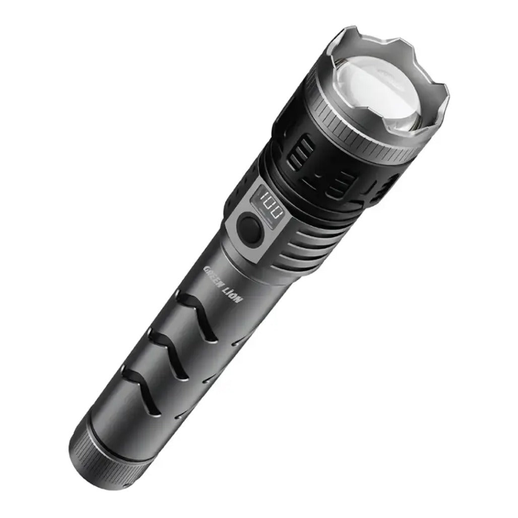 A Photo Of Green Lion Hunter Pro Portable Torch - Grey