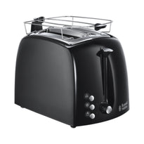 Russell Hobbs Textures Plus 2 Slice Toaster – Extra Wide Slots