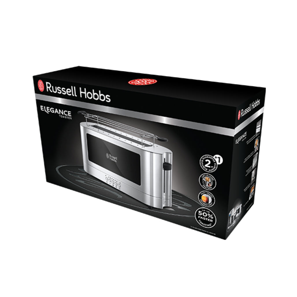 A Photo Of Russell Hobbs Elegance 2 Slice Toaster – Fast Toasting