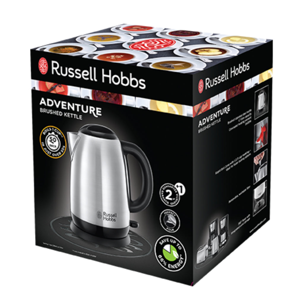 A Photo Of Russell Hobbs Adventure Kettle – Stainless Steel Rapid Boil Kettle