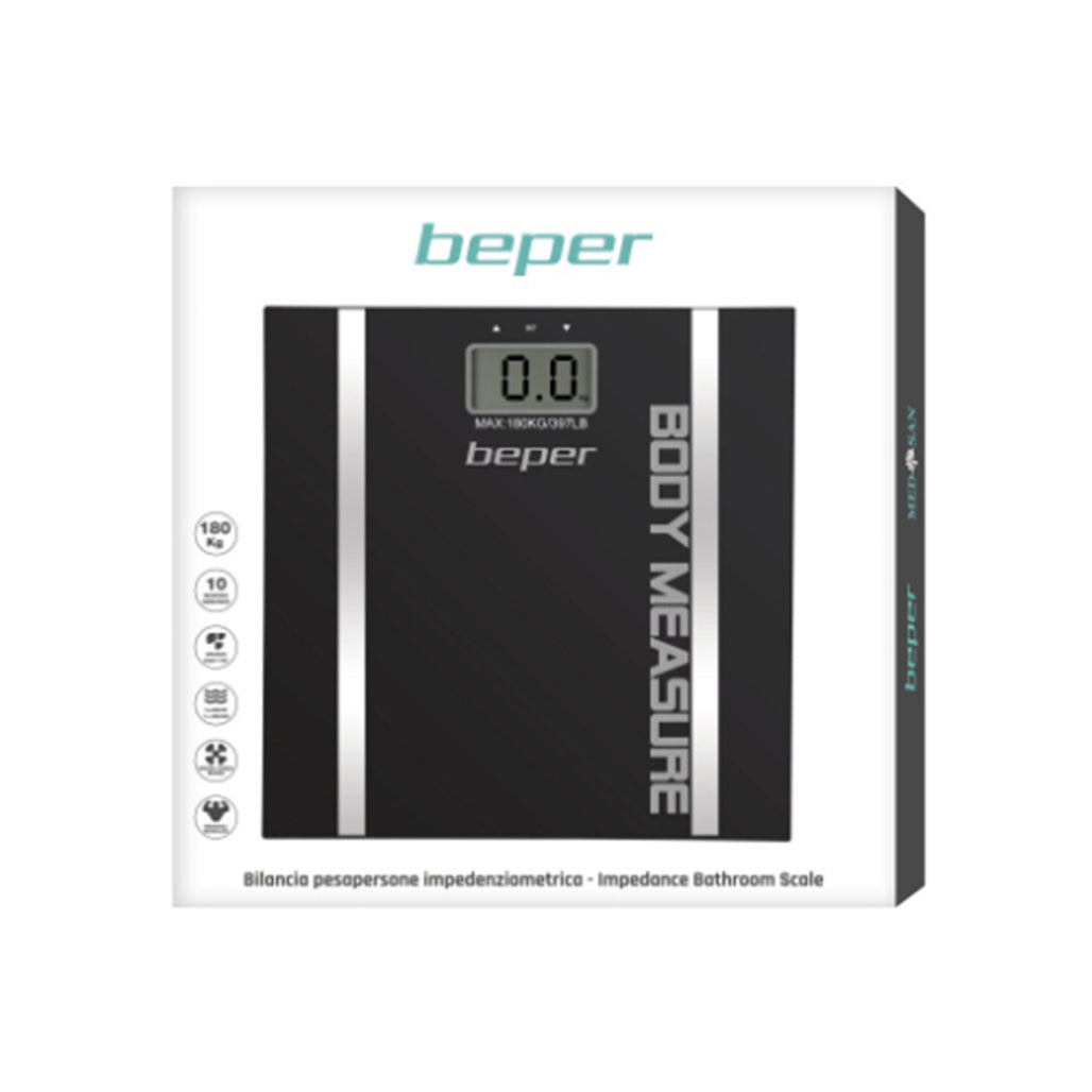A Photo Of Beper Bioelectrical Impedance Body Scale with Tempered Glass; LCD Display