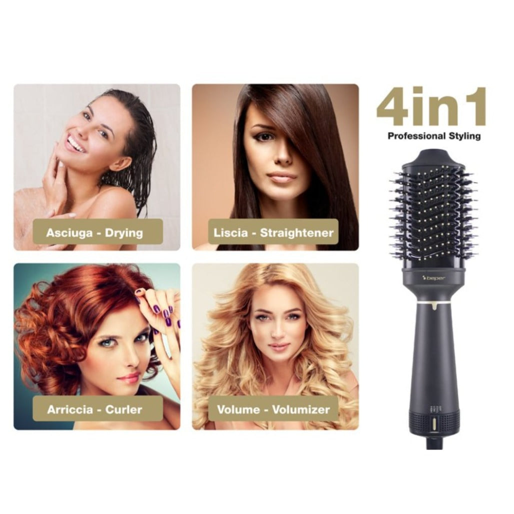 A Photo Of Beper Hair Dryer and Volumizer Hot Air Brush - P301PIS102