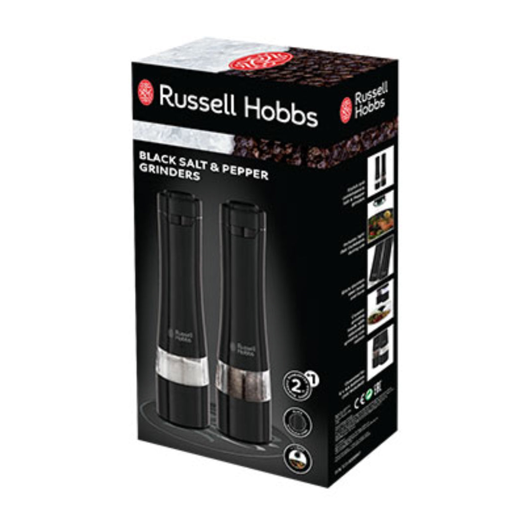 A Photo Of Russel Hobbs Black Salt & Pepper Grinders