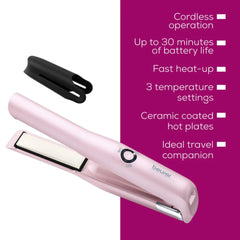A Photo Of Beurer HS 20 Cordless Hair Straightener