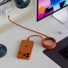 A Photo Of Blupebble PowerFlow PD 240W USB-C to USB-C Charge & Sync Braided Cable