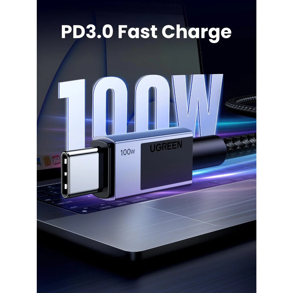 A Photo Of Ugreen USB C to USB C Cable 100W PD Fast Charging