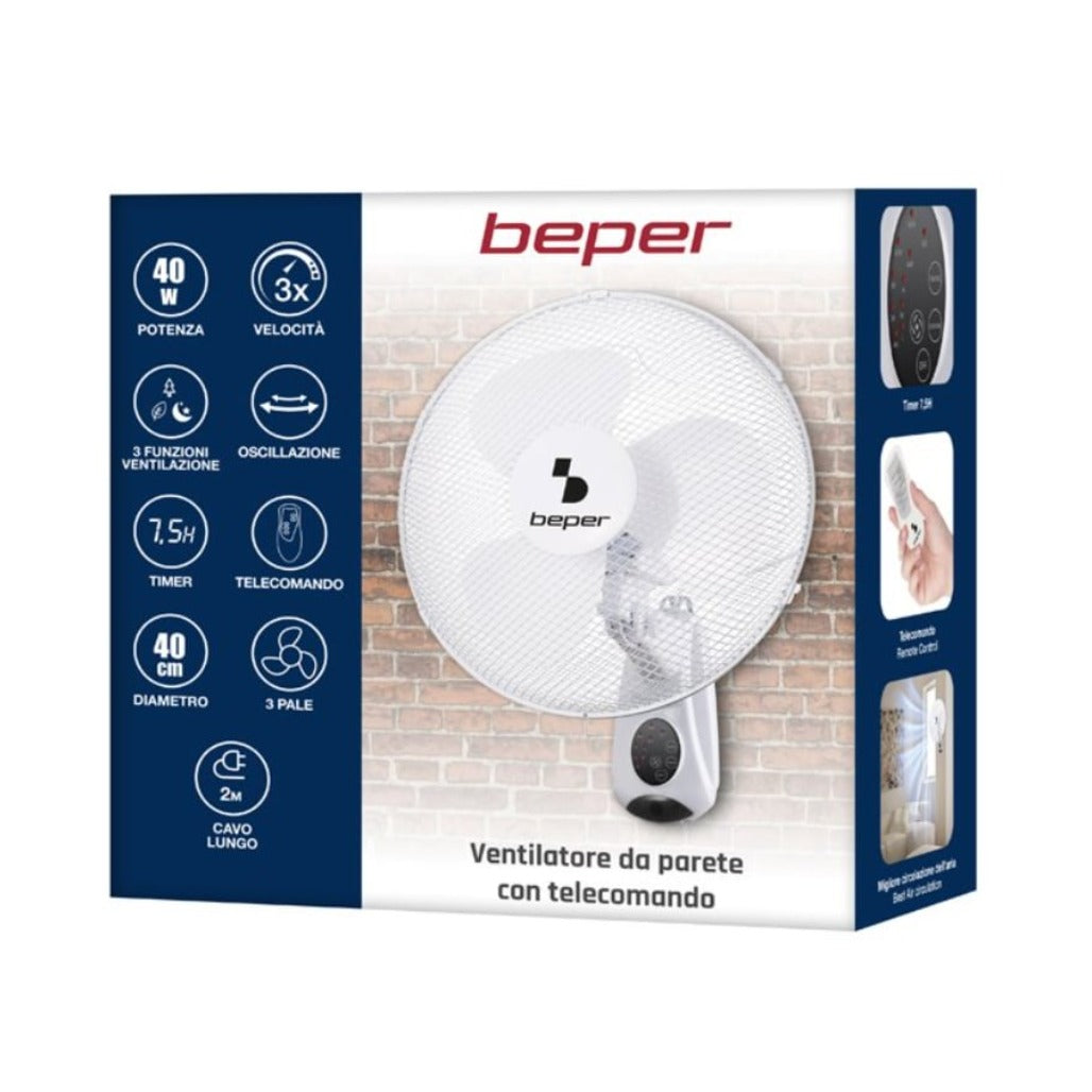 A Photo Of Beper Wall Fan With Remote Control - P206VEN600