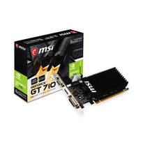MSI GT 710 2GD3H LP Graphics Card – 2GB DDR3, 64-bit, PCIe 2.0, 4K Support