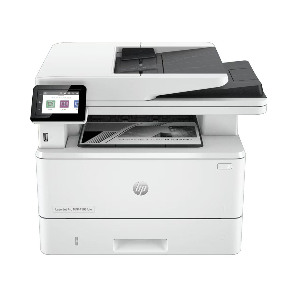 A Photo Of HP LaserJet Pro MFP 4103fdw - Laser Printer - 2Z629A