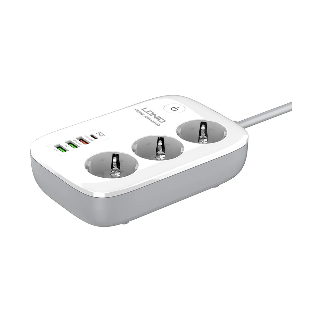 A Photo Of LDNIO 3 AC Outlets Wi-Fi Smart Power Strip