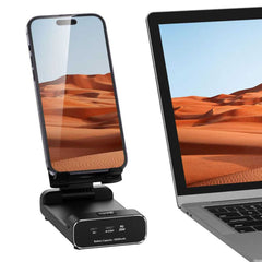 A Photo Of Green Lion GNFLDPBSTBK Powerbank And Foldable Mobile Stand 10000mAh