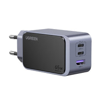 Ugreen Nexode S 65W GaN Fast Charger 3-Port USB-C Wall Charger 2 USB-C PD 1 USB-A