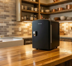 A Photo Of Green Lion GMF-75 Mini Fridge - Black