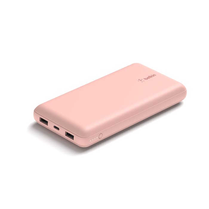 A Photo Of Belkin BoostCharge 20,000mAh Power Bank with USB-C & Dual USB-A | Fast Charging for iPhone, Android & More
