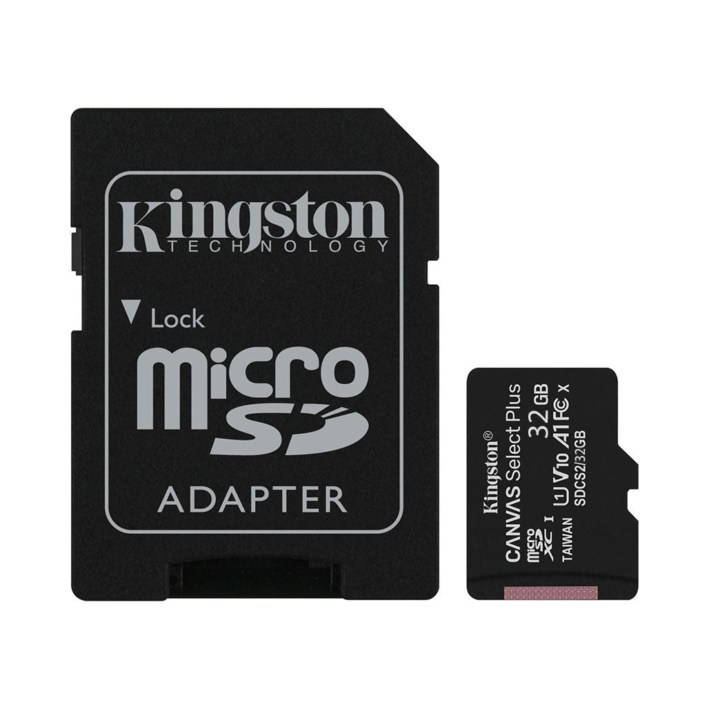 A Photo Of Kingston Canvas Select Plus microSD Card (SDXC) with SD Adapter
