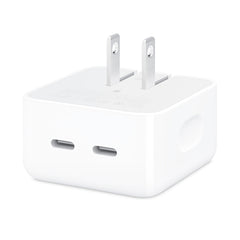 A Photo Of Apple 35W Dual USB-C Port Compact Power Adapter - MW2H3AM/A