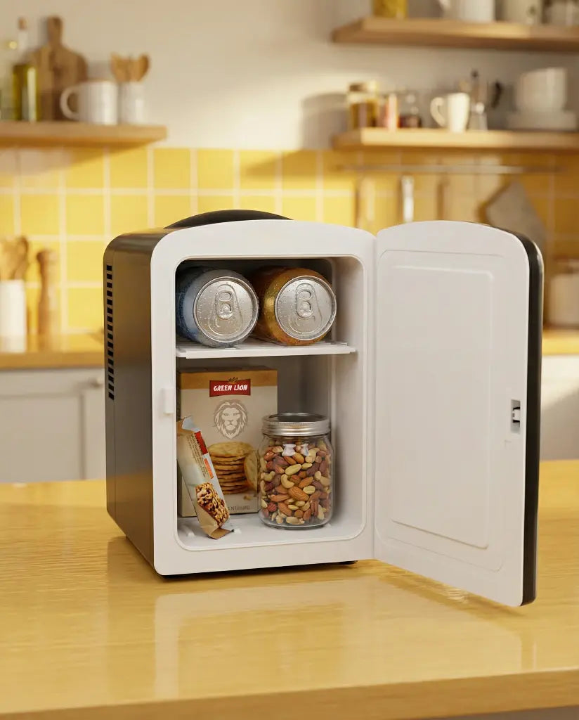 A Photo Of Green Lion GMF-75 Mini Fridge - Black