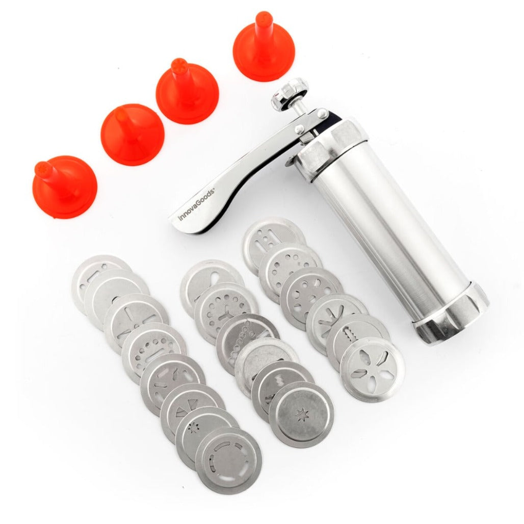 A Photo Of InnovaGoods 2-in-1 Biscuit Maker and Piping Gun - V0103383