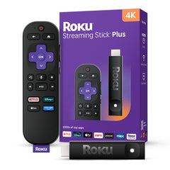 A Photo Of Roku Streaming Stick Plus - 4K HDR Streaming Device with Voice Remote - 3830R