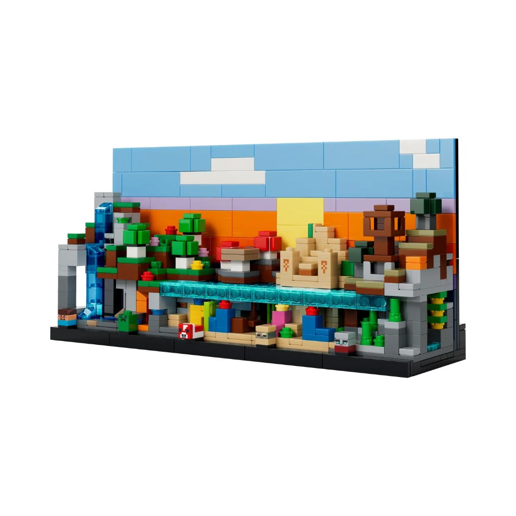 A Photo Of LEGO Minecraft Mini Biomes 797 Pieces - 21589